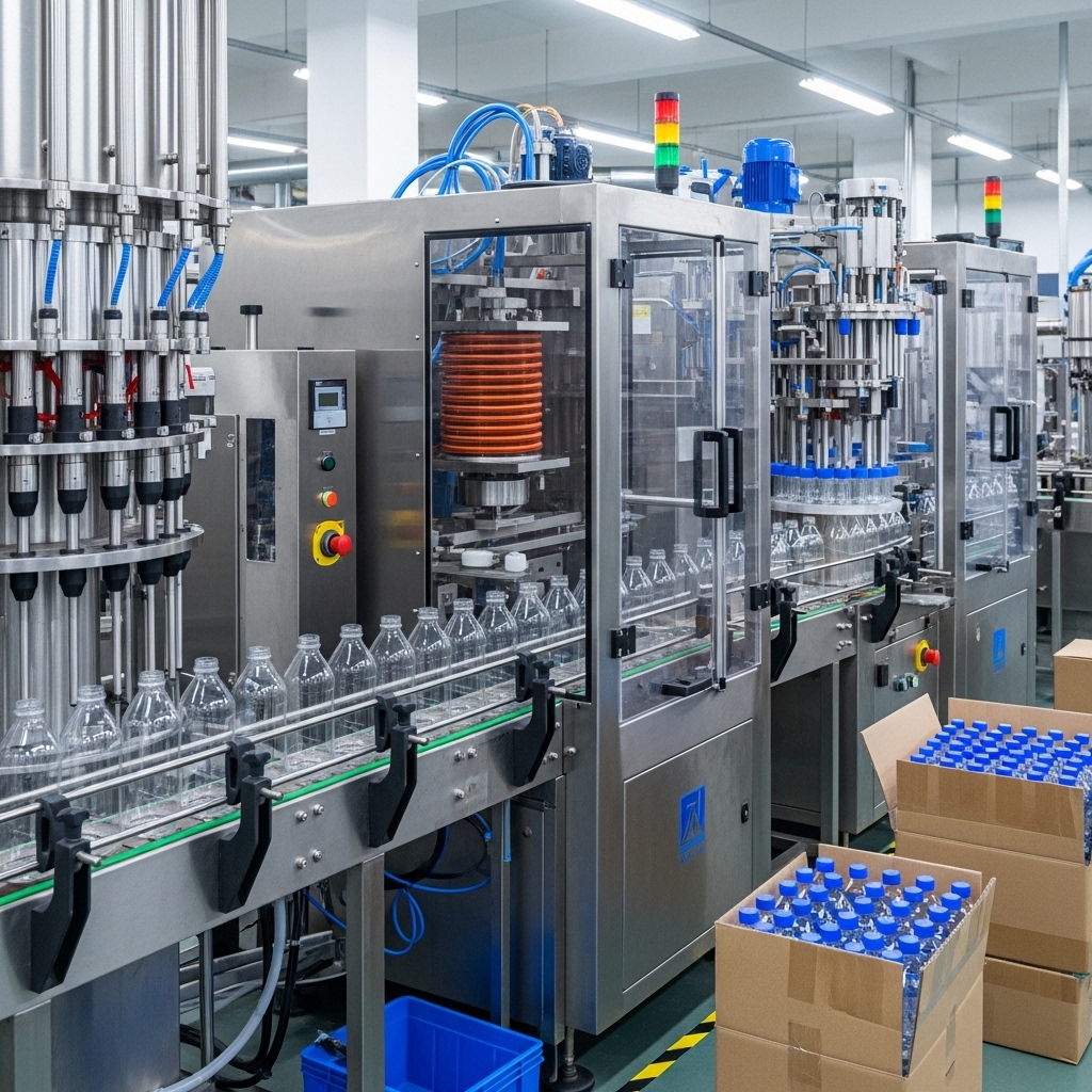 Filling, Sealing, Capping & Packaging-Line Equipment